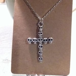 Skull Cross Necklace